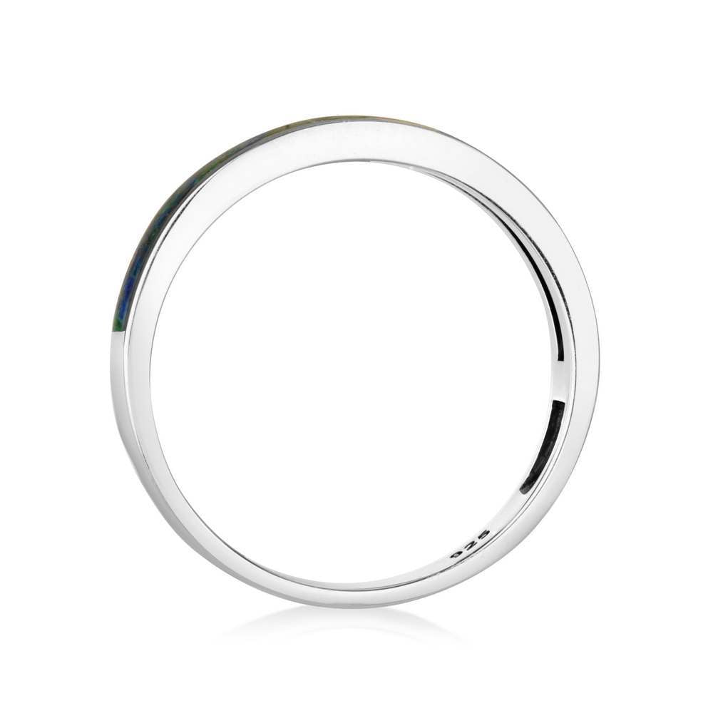 טבעת אבן אילת פס עבה