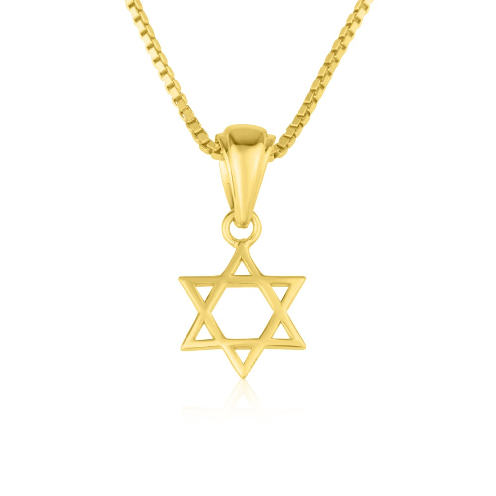תליון מגן דוד זהב