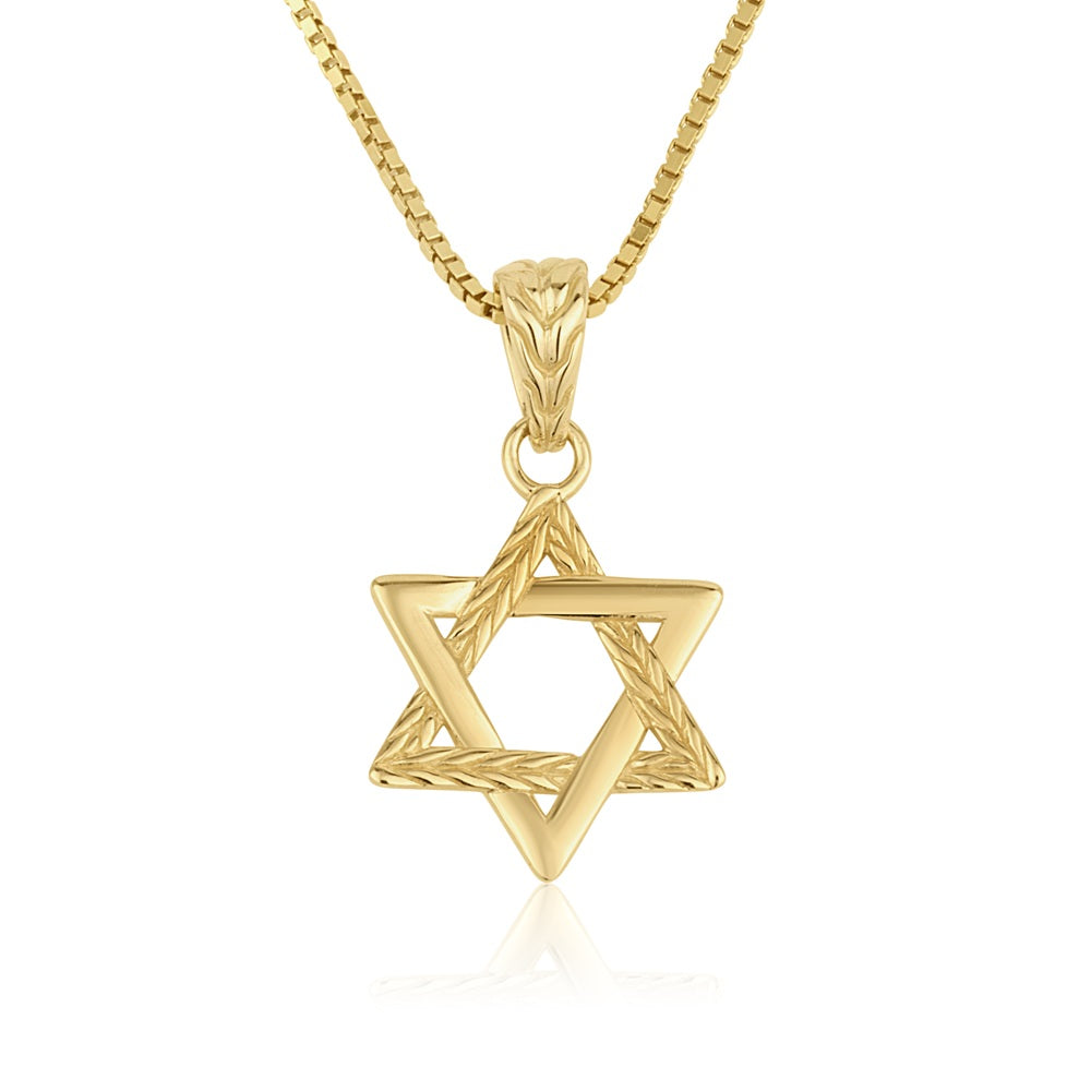 תליון מגן דוד זהב