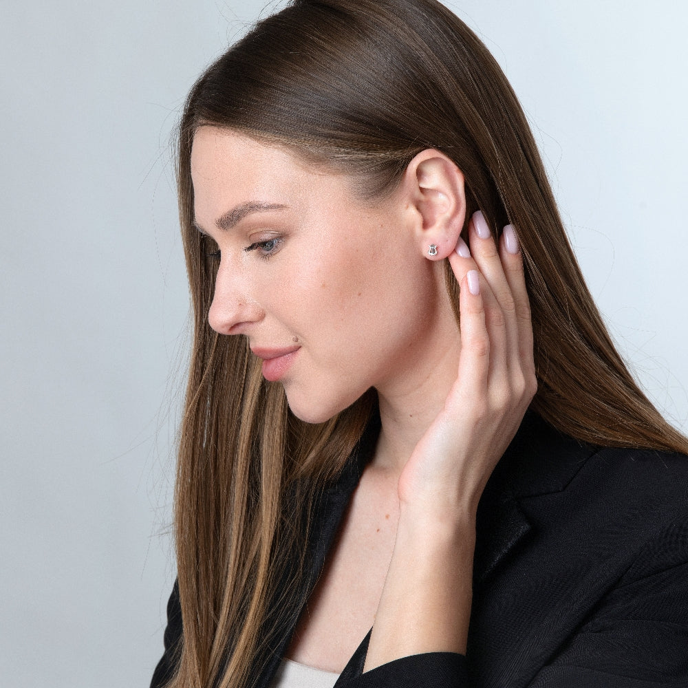 עגיל צמוד נבל גדול