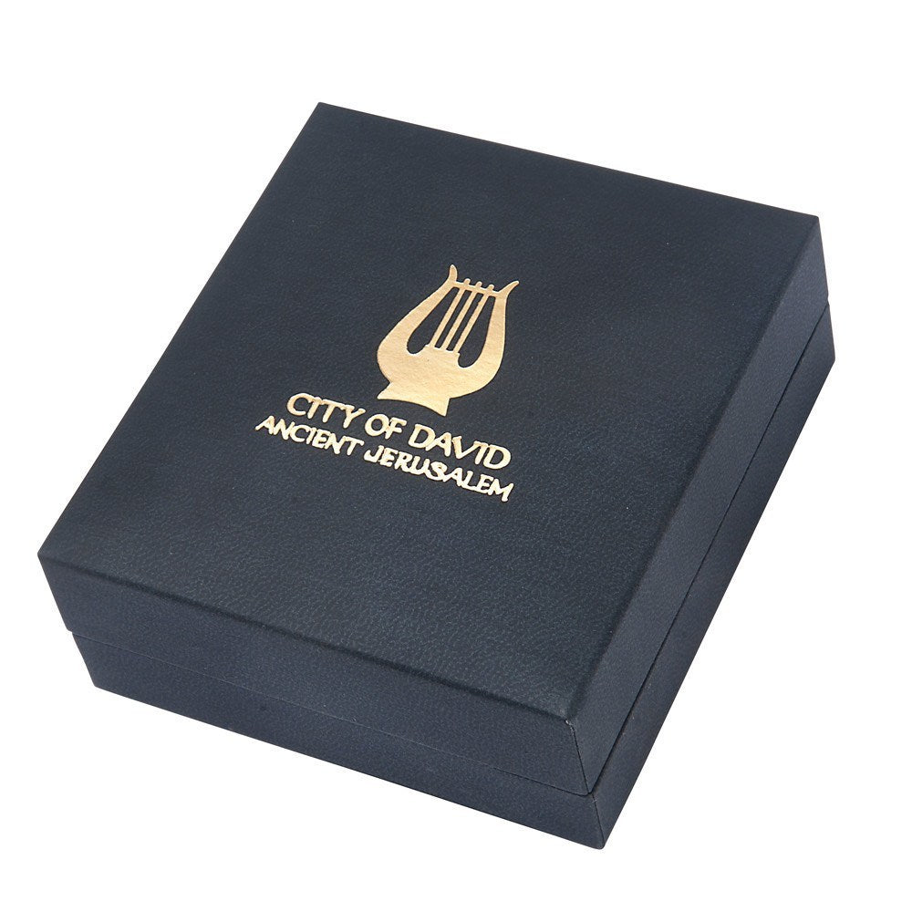 עגילי כסף כינור דוד