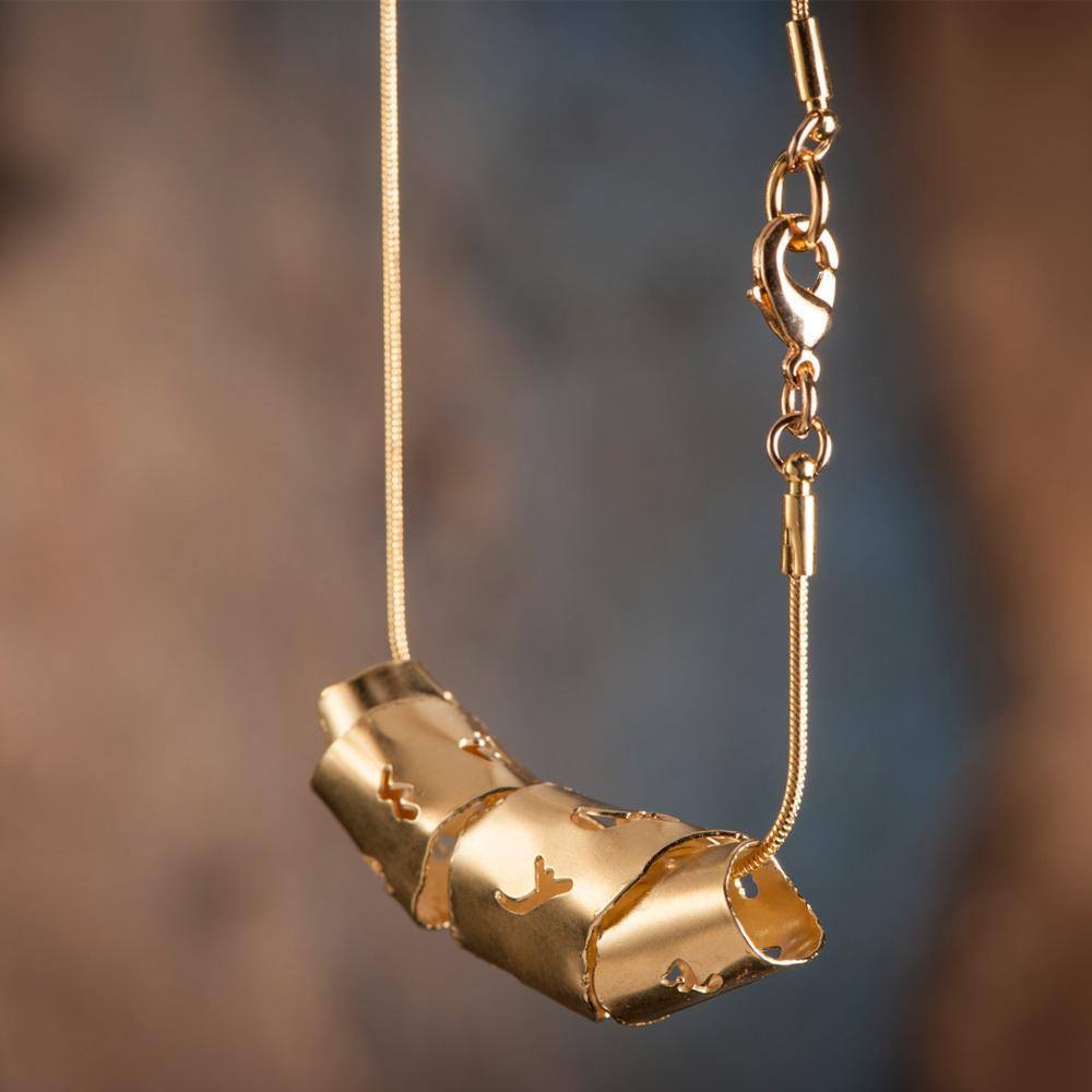 Necklace - שרשרת ברכת כהנים מסולסלת